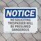 Signmission No Soliciting Trespassers Will Be Presumed OSHA Notice Sign, Plastic, 10in W x 7in L, 2PK OS-2PACK-NS-P-710-L-14839 - alternate 5